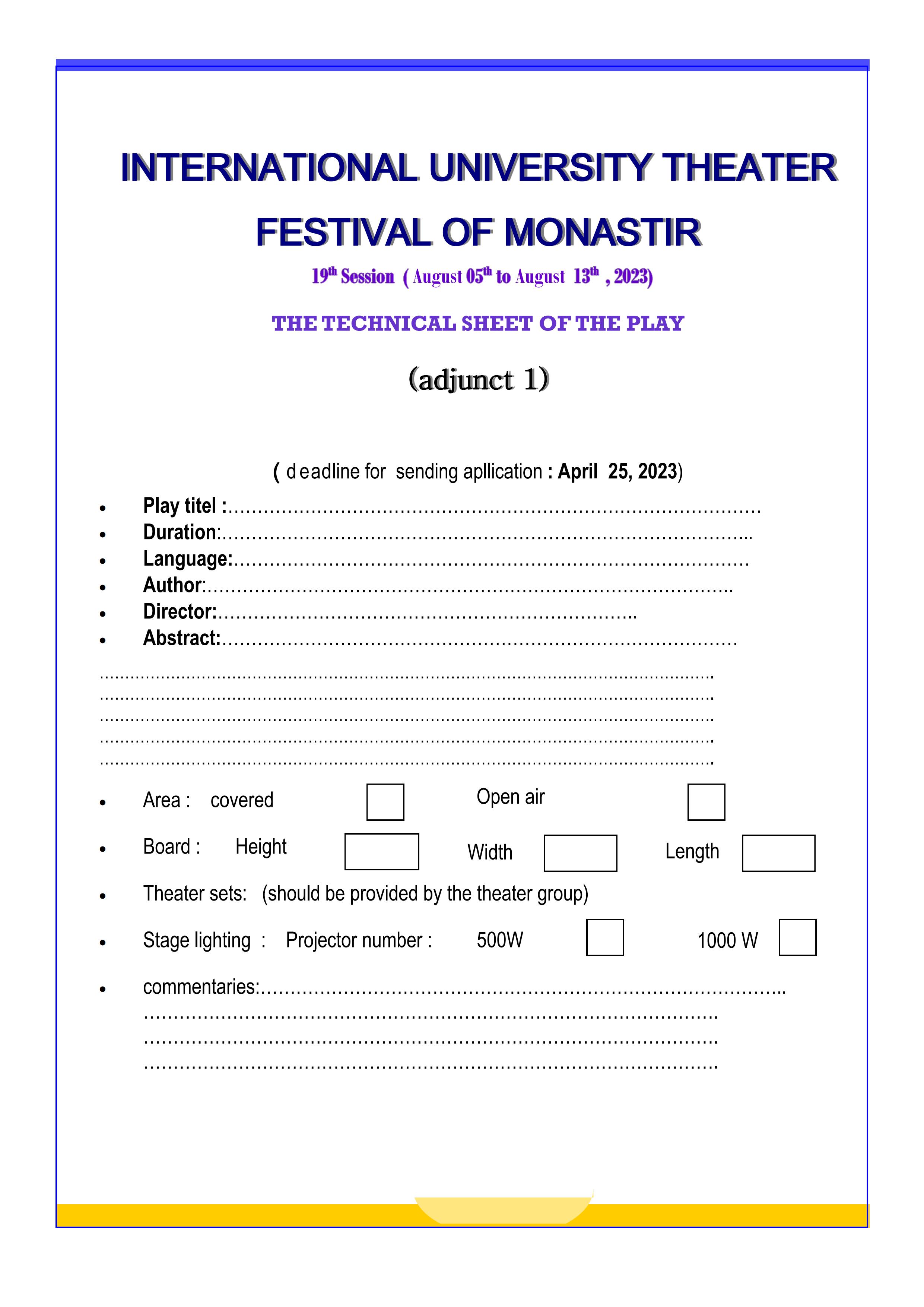Nineteenth Session of the Monastir University Theater Festival(图4)